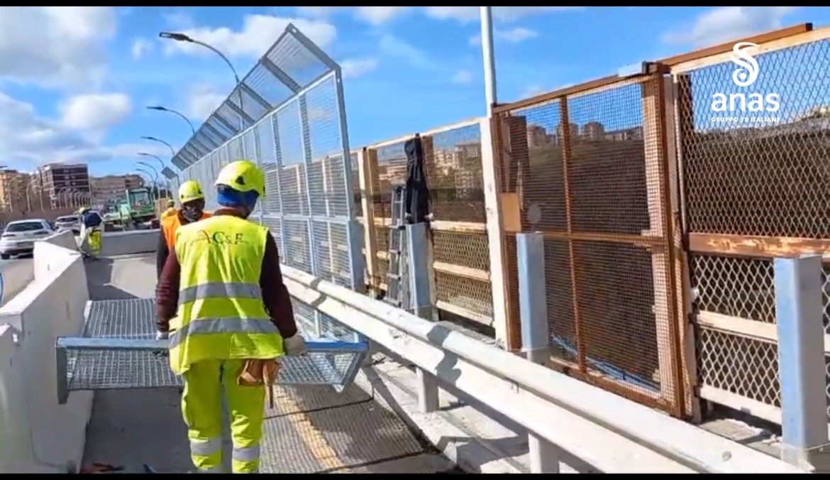 Anas, sul viadotto Morandi di Catanzaro avviati interventi di installazione reti antiscavalco