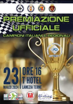 Lamezia Terme, il 23 marzo premiazioni ACI Sport Calabria