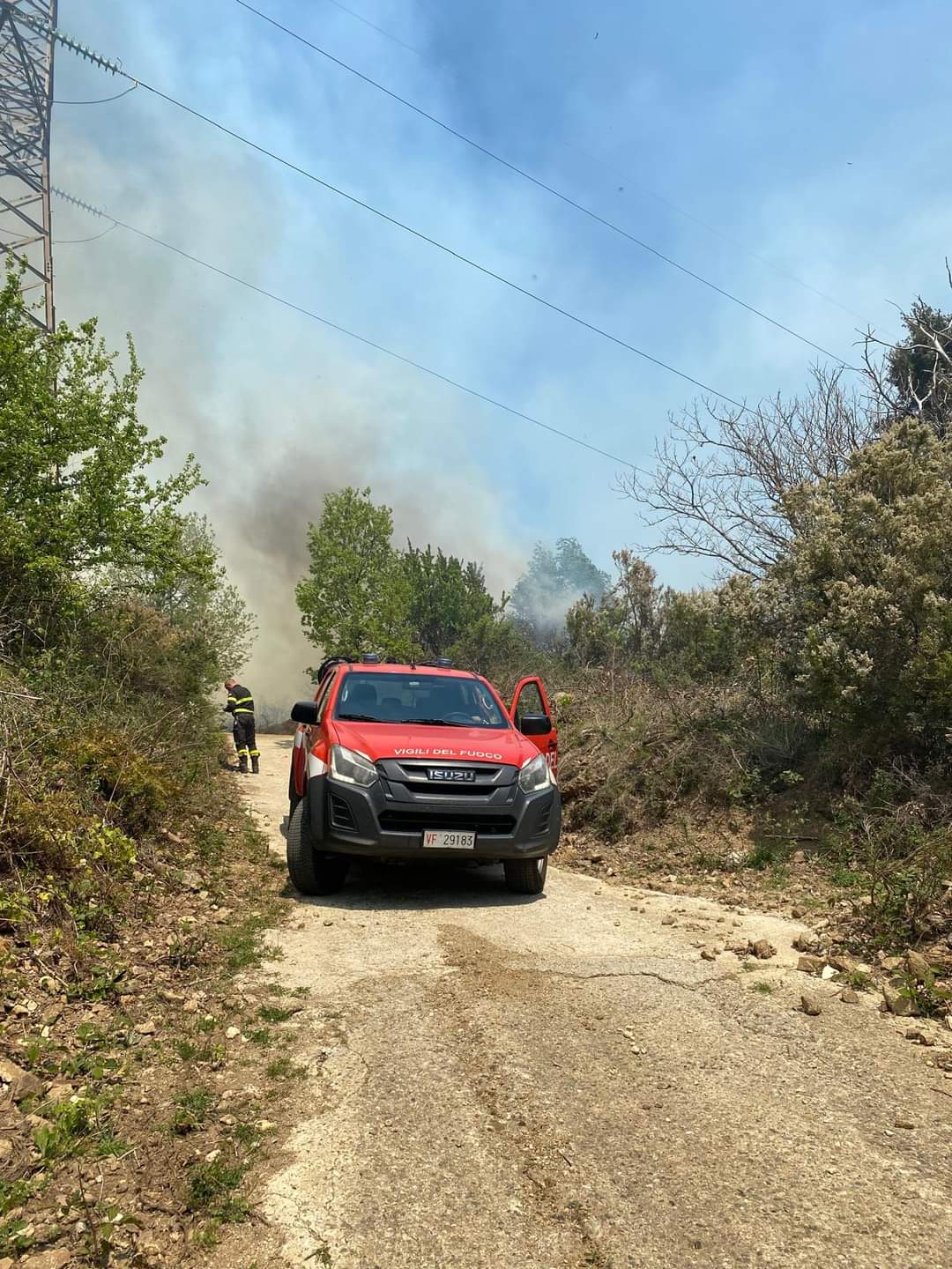 Giornate di caldo, incendi di vegetazione nel catanzarese