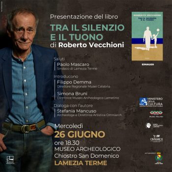 Lamezia, Roberto Vecchioni presenta “Tra il silenzio e il tuono”