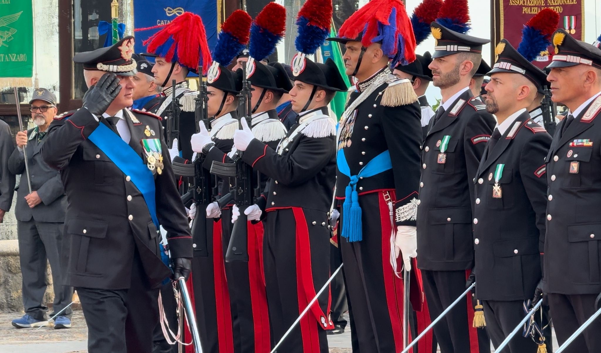 A Catanzaro la cerimonia del 210° annuale della fondazione dell’Arma dei Carabinieri