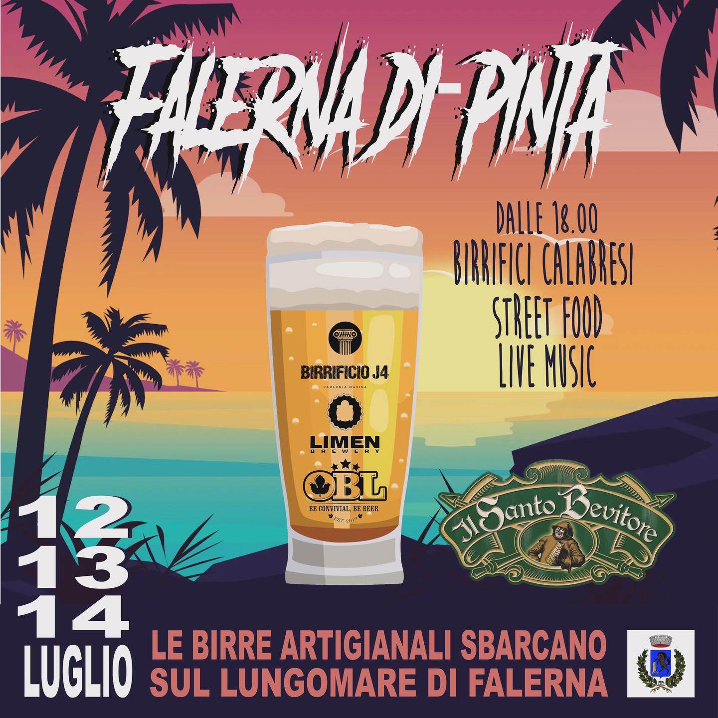 Falerna DiPinta, dal 12 al 14 luglio tre giorni di musica e birre artigianali sul lungomare di Falerna