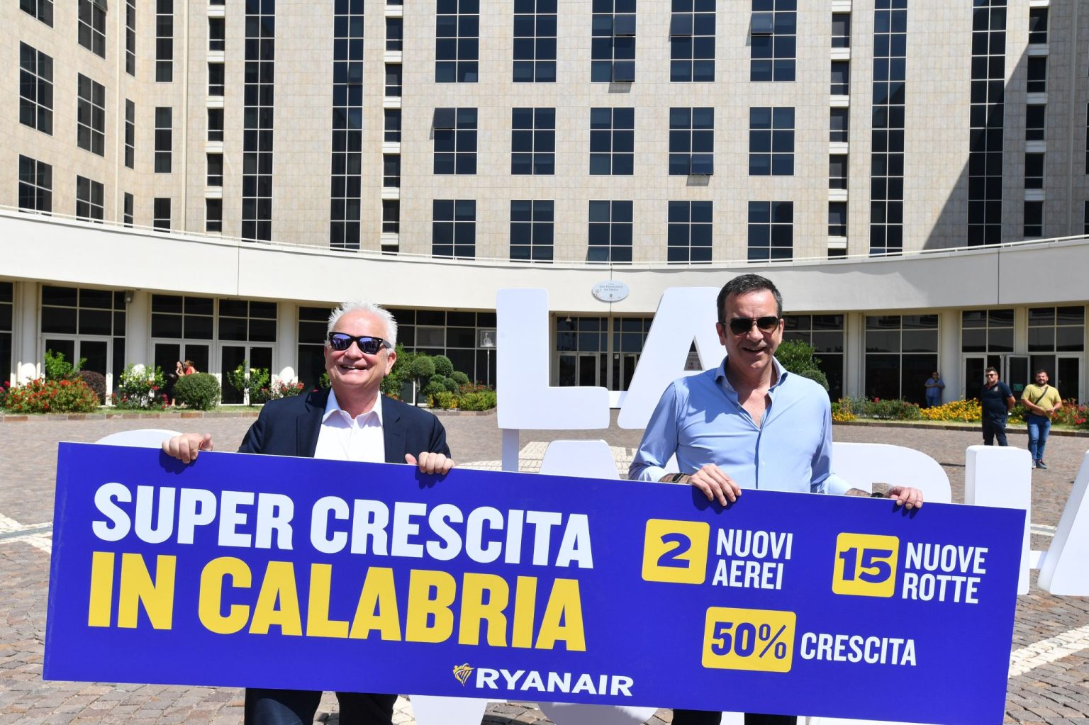 Ryanair punta sulla Calabria: Ceo Wilson e il presidente Occhiuto annunciano il nuovo piano di investimenti