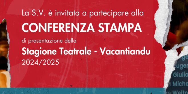 Il 26 luglio in Cittadella presentazione dei progetti Arteca, Calabria Teatro e Vacantiandu