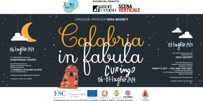 Dalla vicenda di Elisa Claps al tema dei diritti civili: a Curinga un weekend dedicato al teatro di impegno civile con “Calabria in Fabula”