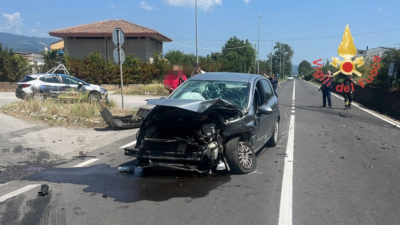 Lamezia, incidente stradale in città, due feriti