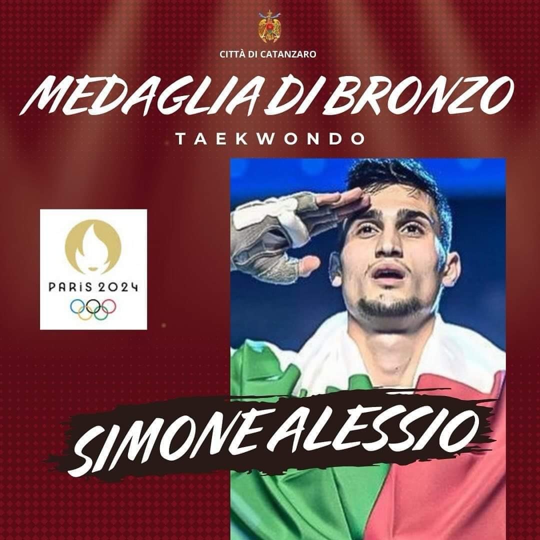 Medaglia di bronzo olimpica per l’atleta delle Fiamme Rosse Simone Alessio, il plauso della Direzione Regionale Calabria