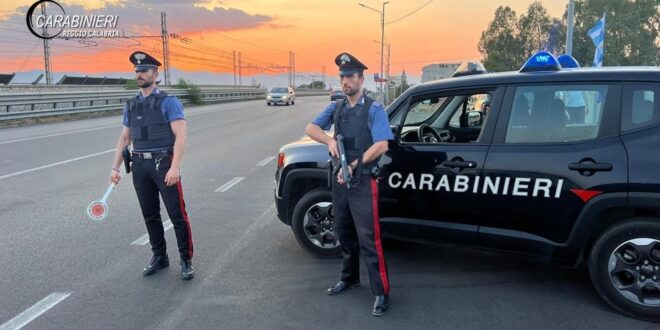 Nel reggino servizio 'Alto impatto' dei carabinieri