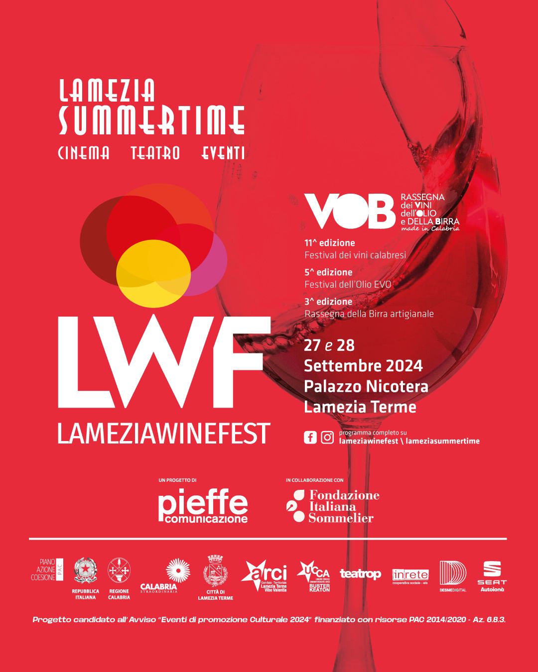 Al via l’undicesima edizione del Lamezia Wine Fest, oggi e domani nel giardino di Palazzo Nicotera - Severisio