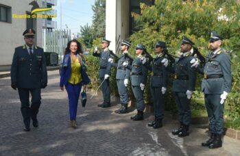 Il Prefetto Cosenza, Rosa Maria Padovano, in visita al Comando Provinciale della Guardia di Finanza di Cosenza