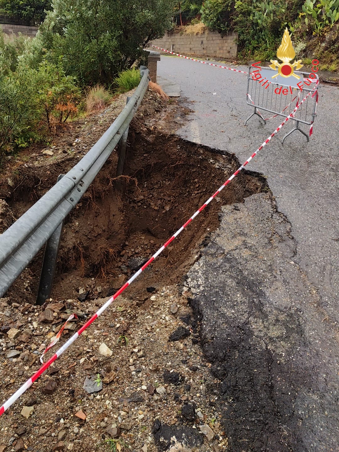 Interventi dei vigili del fuoco per maltempo in Calabria