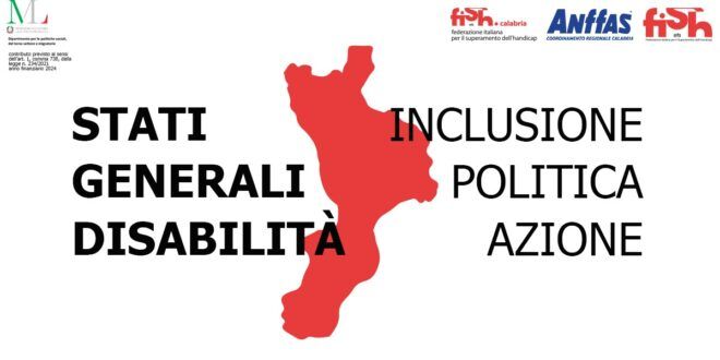 Manca poco agli Stati generali della disabilità in Calabria