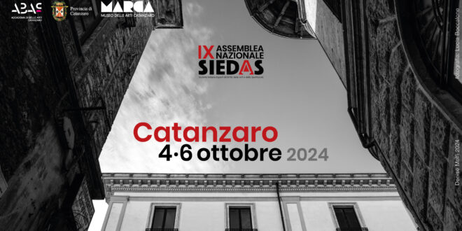 SIEDAS, a Catanzaro Assemblea Nazionale dal 4 al 6 ottobre