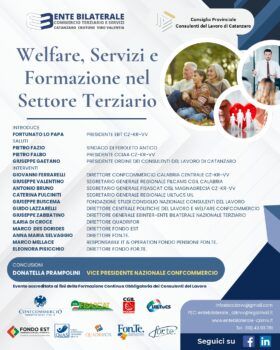 A Lamezia la vice presidente nazionale Confcommercio per l’evento dell’Ente Bilaterale Commercio e Terziario su welfare e servizi