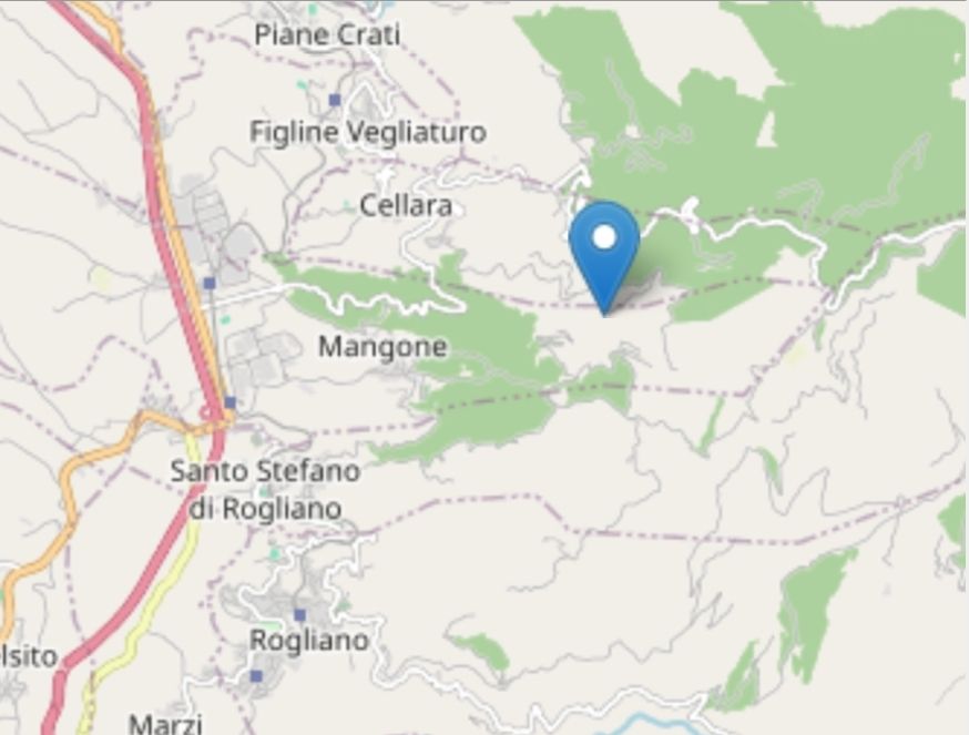 Terremoto di magnitudo 4.2 a Mangone (CS)