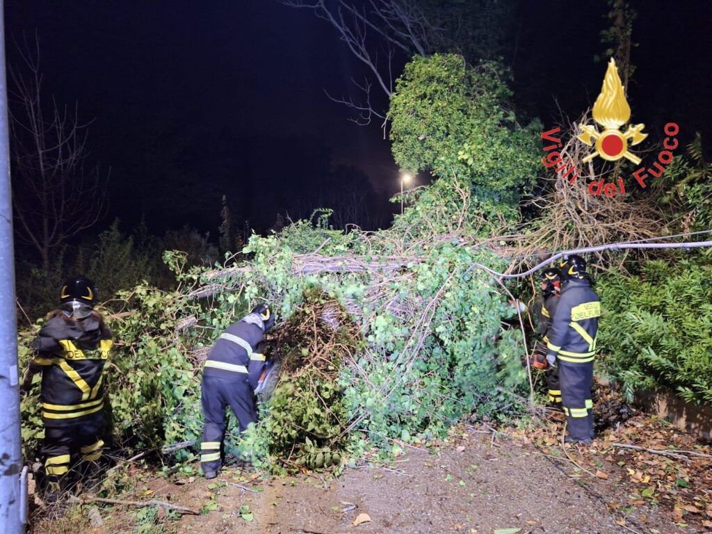 Forti raffiche di vento in Calabria, diversi gli interventi dei Vigili del Fuoco