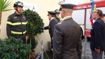 Celebrazione della festa di Santa Barbara, Patrona del Corpo Nazionale dei Vigili del Fuoco