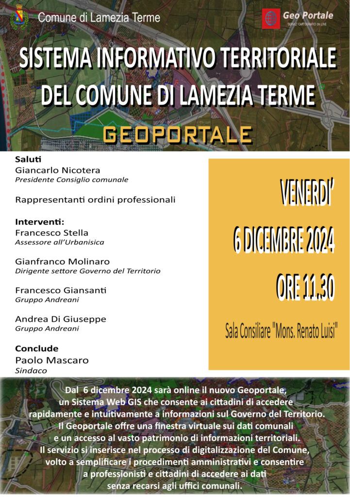 Sistema Informativo Territoriale del Comune di Lamezia Terme