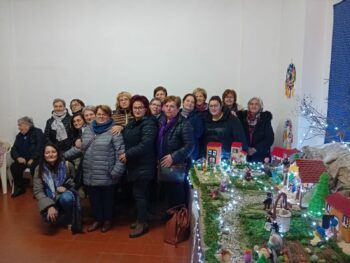 A Decollatura presepe realizzato all’uncinetto