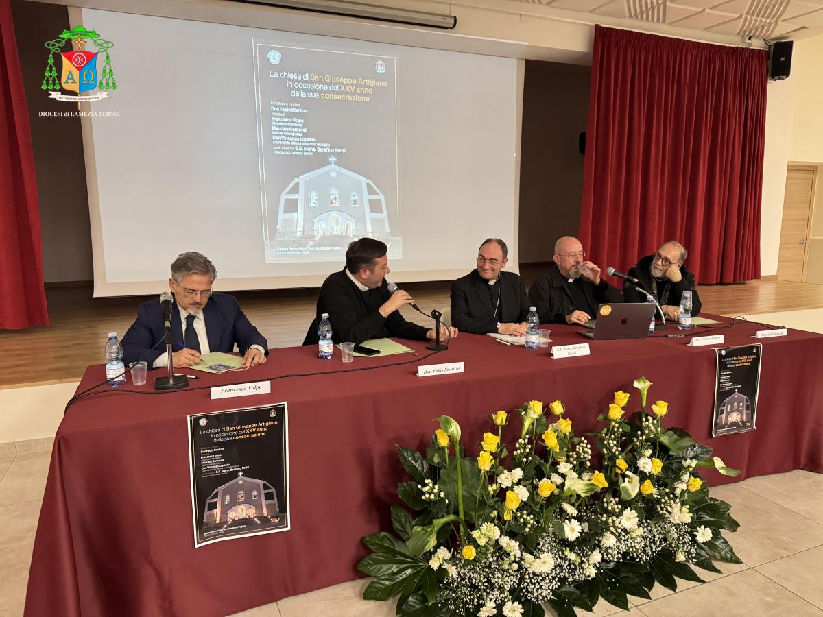 Lamezia, convegno a San Giuseppe Artigiano in occasione del XXV anno della sua consacrazione