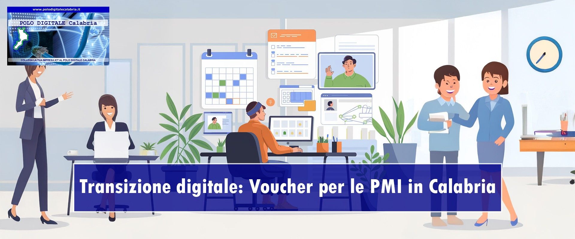 Transizione digitale: Voucher a fondo perduto per le PMI in Calabria