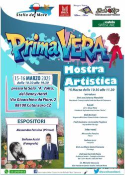 Catanzaro, 15 e 16 marzo l'evento "Prima Vera Mostra"