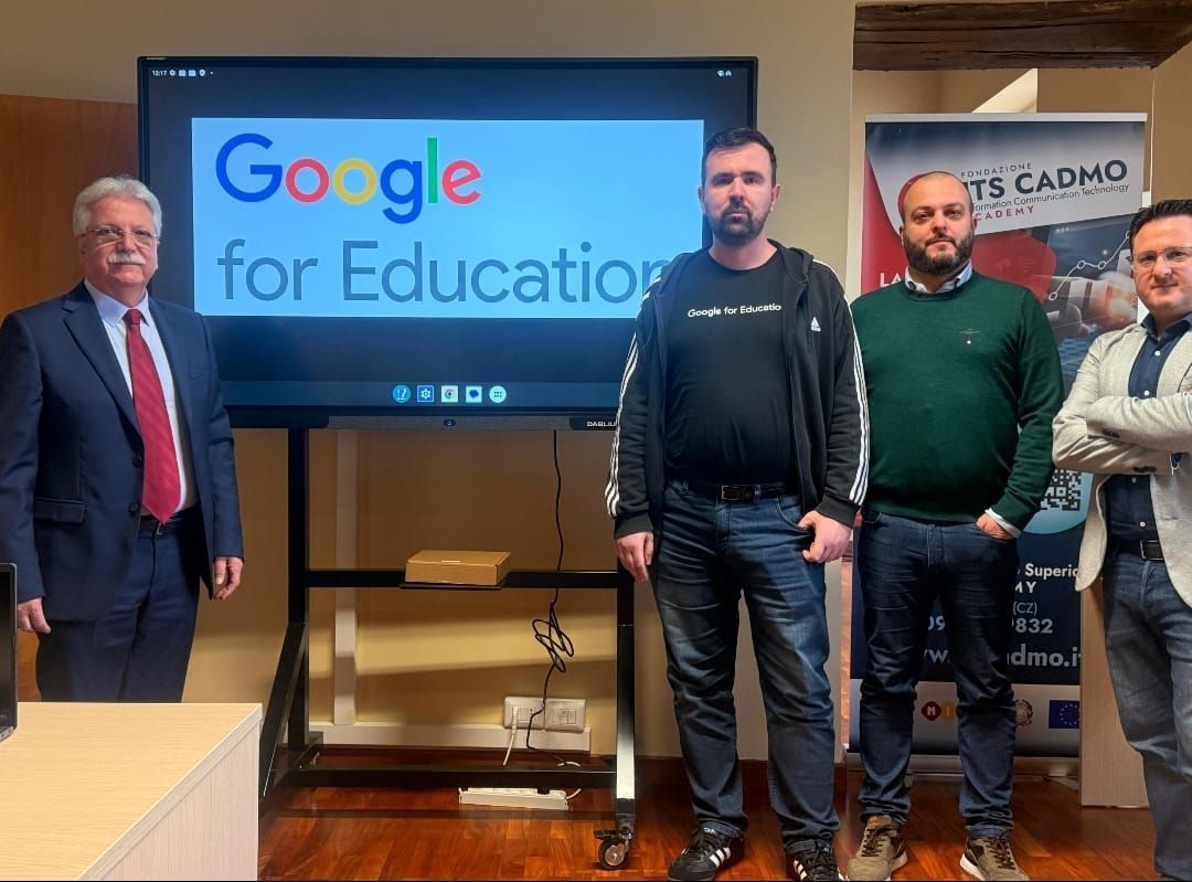 Google sbarca in Calabria: Emanuele Pozzi incontra gli studenti all’ITS Cadmo Academy di Lamezia Terme