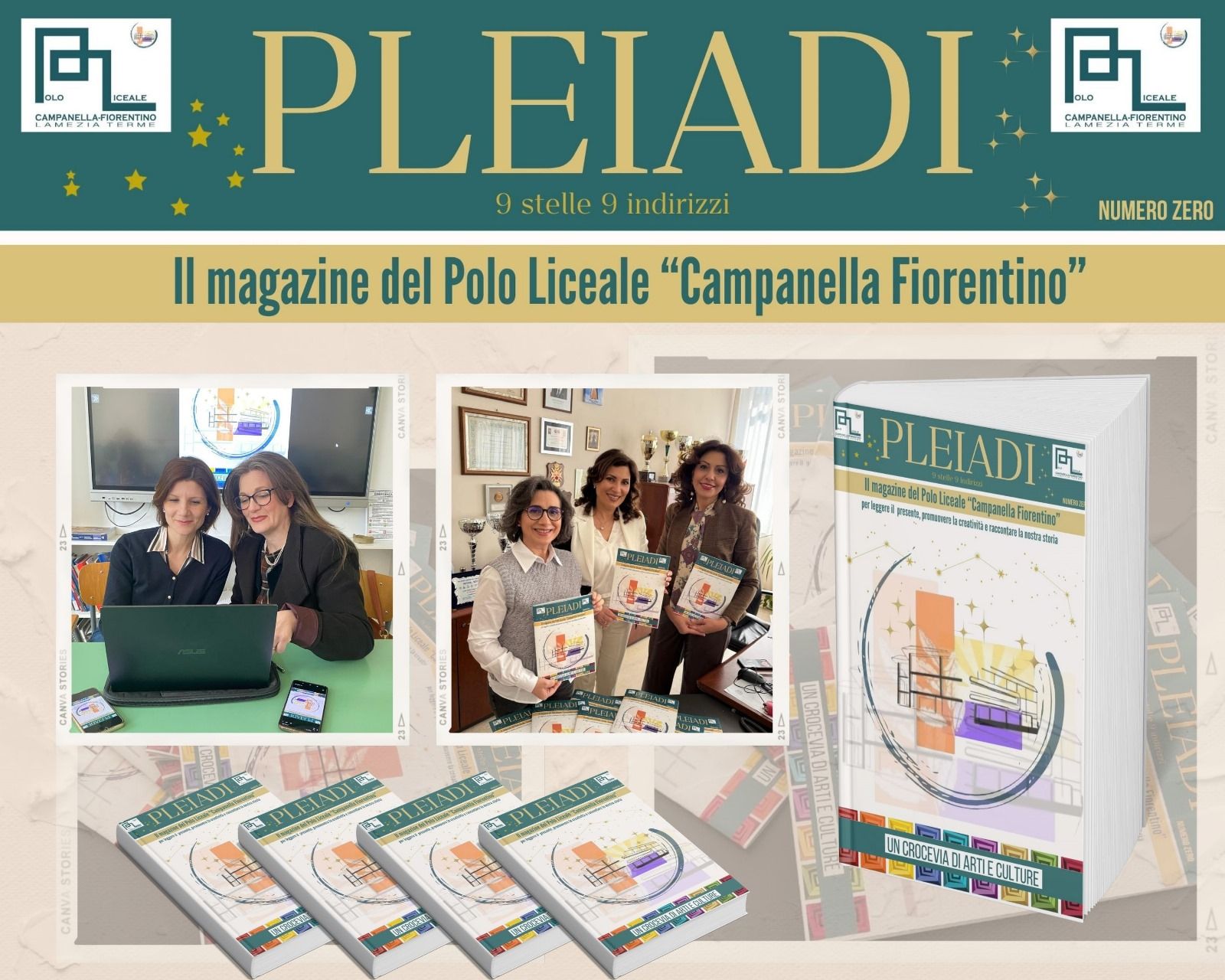 Nasce "Pleiadi", la rivista del Polo liceale “Campanella Fiorentino" di Lamezia Terme