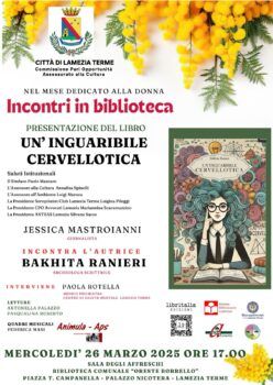 Lamezia Terme celebra le donne con la presentazione del libro "Un’inguaribile cervellotica"